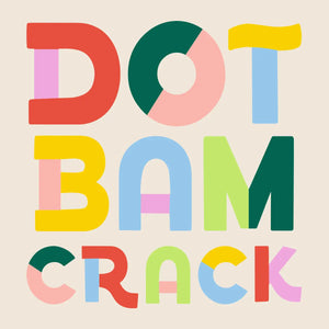 Dot Bam Crack Beverage Napkins