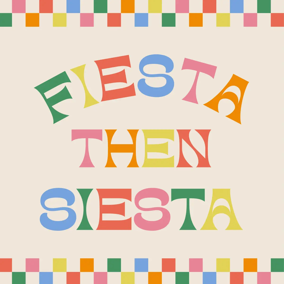 Fiesta Then Siesta Beverage Napkins