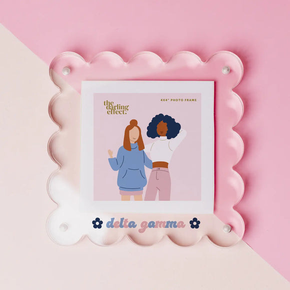 Sorority Acrylic Picture Frame - Delta Gamma