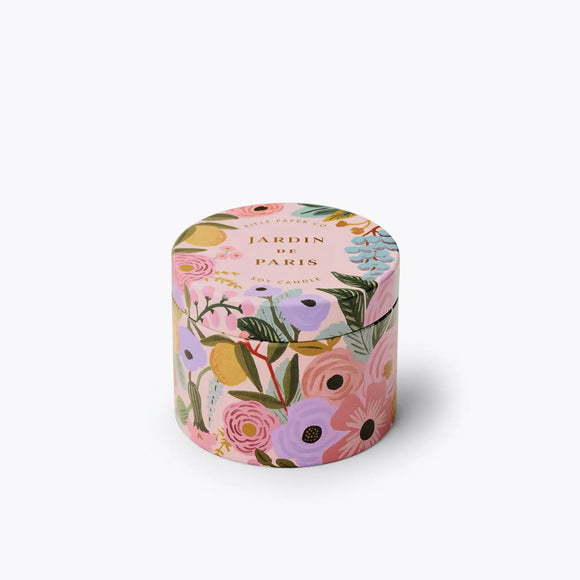 Jardin de Paris Tin Candle