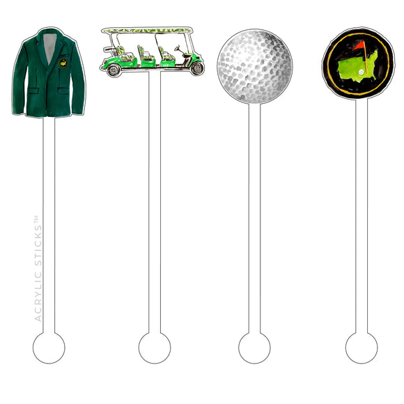 We're Headed to the Masters Acrylic Stir Sticks