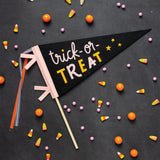 Trick or Treat Felt Pennant Banner