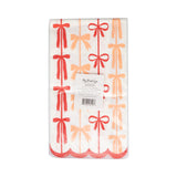 Red and Pink Bow Stripes Guest Towels