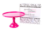 Hot Pink Melamine Cake Stand