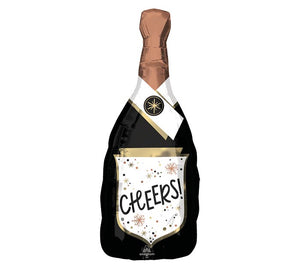 Cheers Bubbly Bottle Foil Balloon