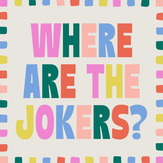 Where are the Jokers? Mahjong Beverage Napkins