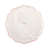 Pembroke Pink Edge Scalloped Plates