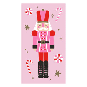 Pink Nutcracker Guest Towels