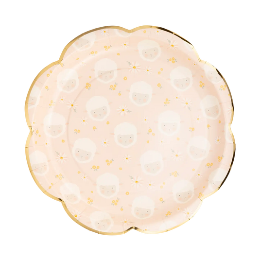 Scattered Lamb Dinner Plates