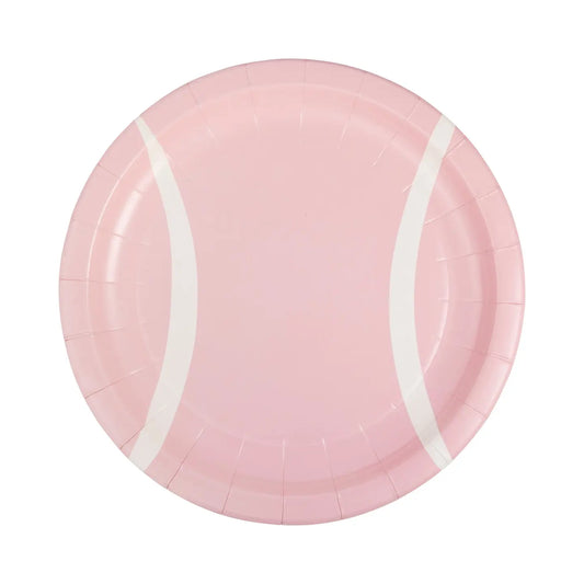 Pink Tennis Dinner Plates
