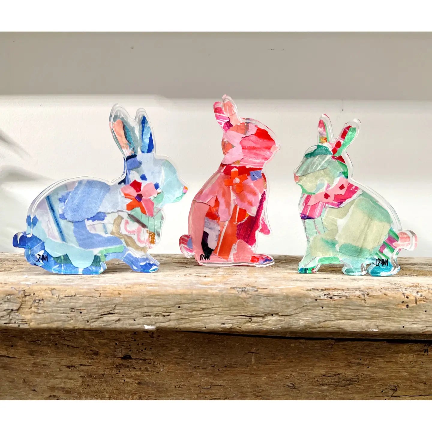 Acrylic Bunny - Green