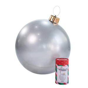 Silver Inflatable Ornament - 30"