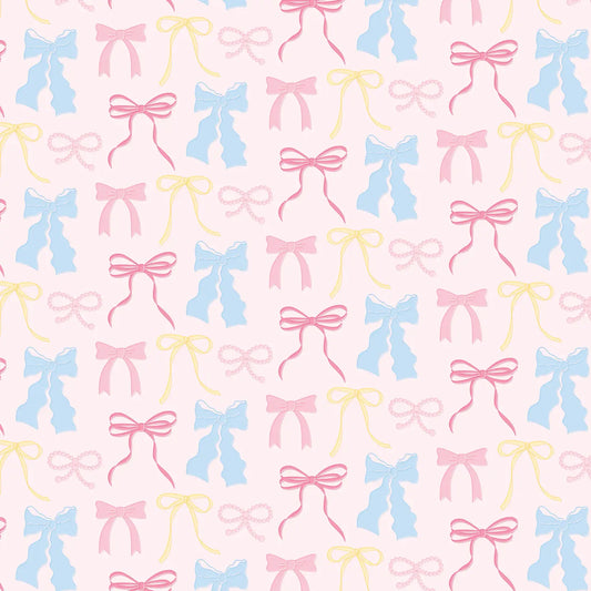 Pastel Bow Wrapping Paper