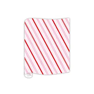 Pink Peppermint Stripe Table Runner