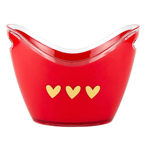 Beverage Bucket - Foil Hearts