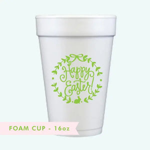 Happy Easter Styrofoam Cups