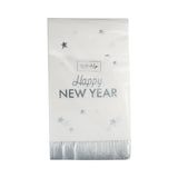 Happy New Year Fringed Guest Towels