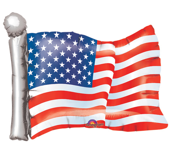 American Flag Foil Balloon