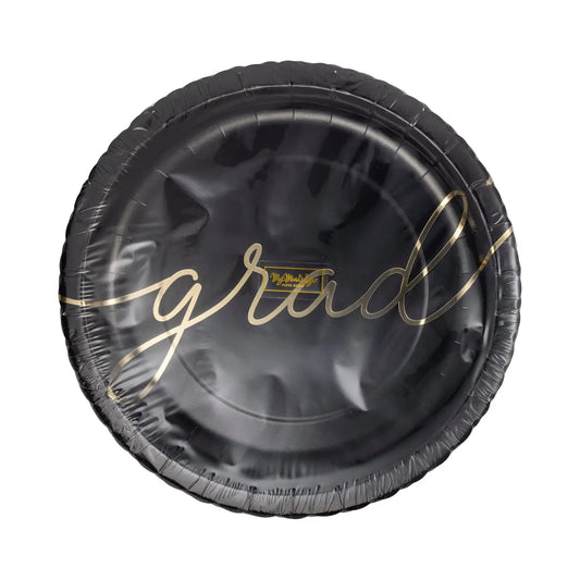Script Graduate Scalloped Plates