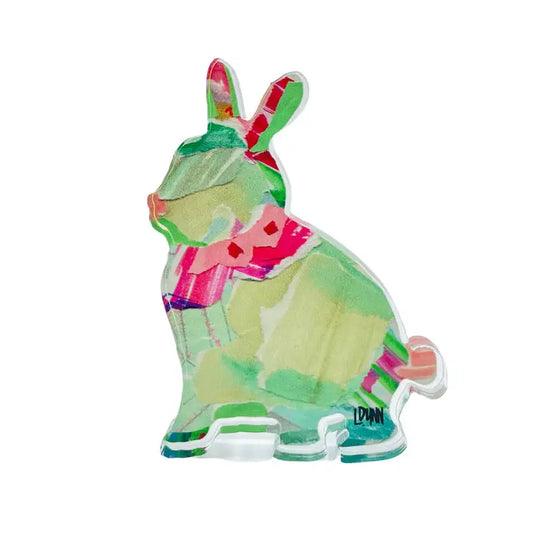 Acrylic Bunny - Green