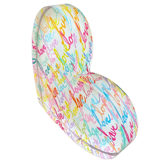 Sideways Love Heart Acrylic Shelfie - Large