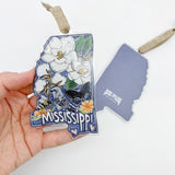 Acrylic Mississippi State Favorites Ornament