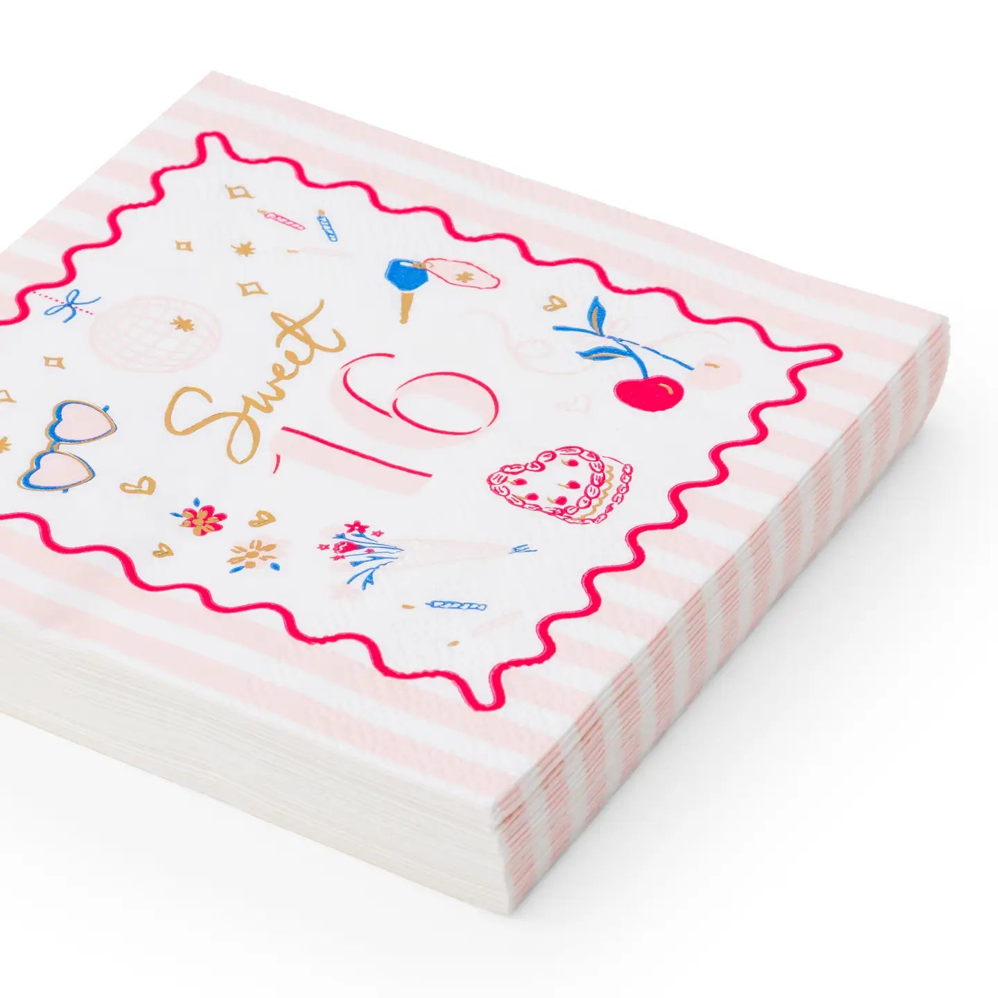 Sweet 16 Icon Beverage Napkins