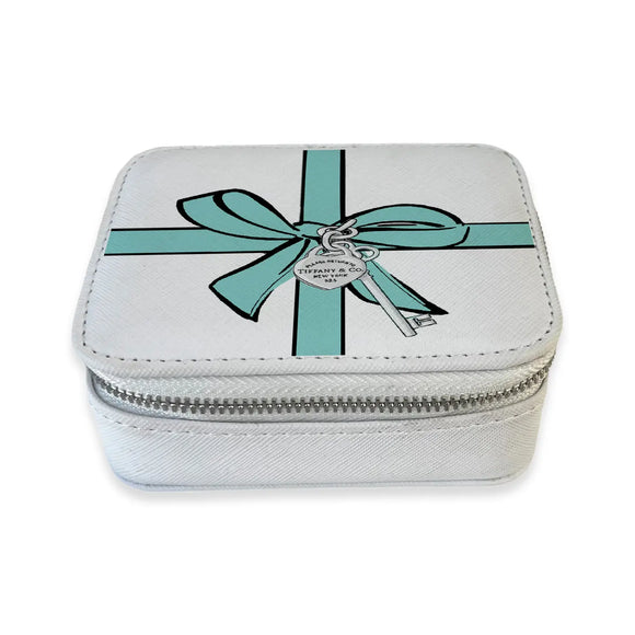 Blue Bow Travel Pill Organizer