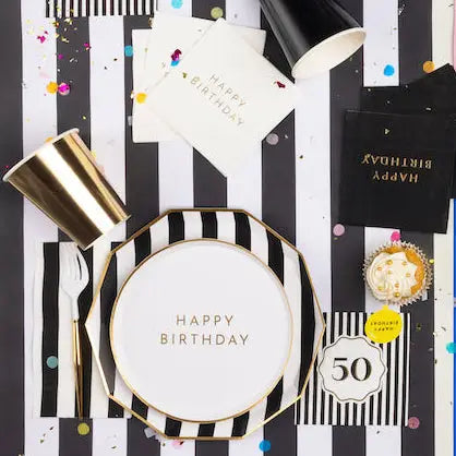 50th Birthday Beverage Napkins