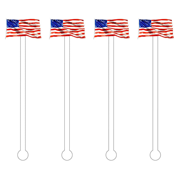 Old Glory Acrylic Stir Sticks