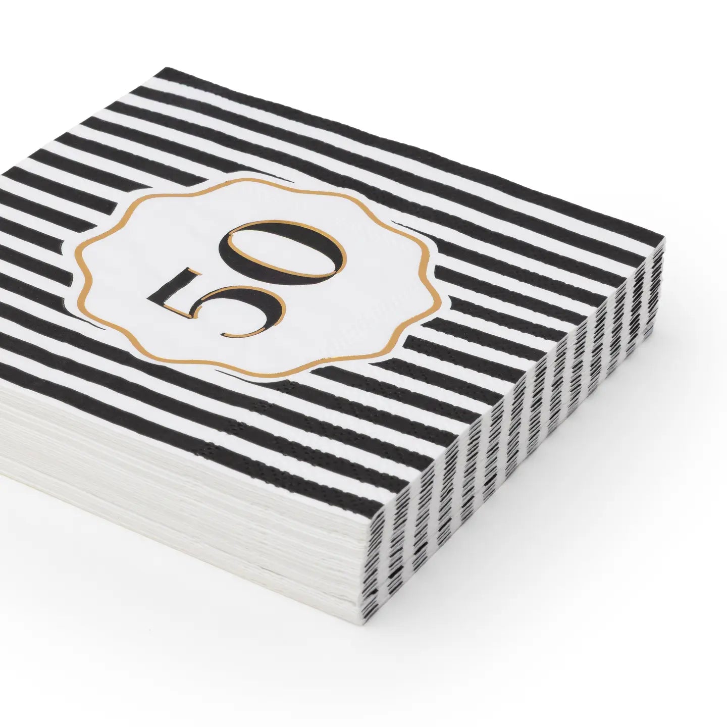 50th Birthday Beverage Napkins