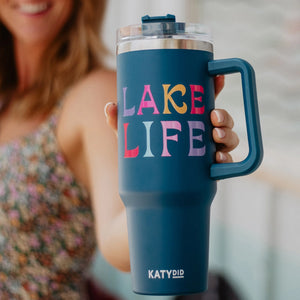 Lake Life Tumbler w/ Handle