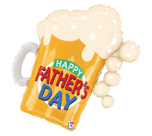 Father's Day Beer Mug Foil Balloon