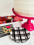 Hot Pink Melamine Cake Stand