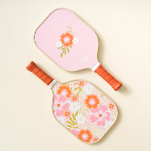 Beyond Blooms Pink/Orange Pickleball Paddle