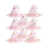 Witch Hat Diecut Plates - Pink