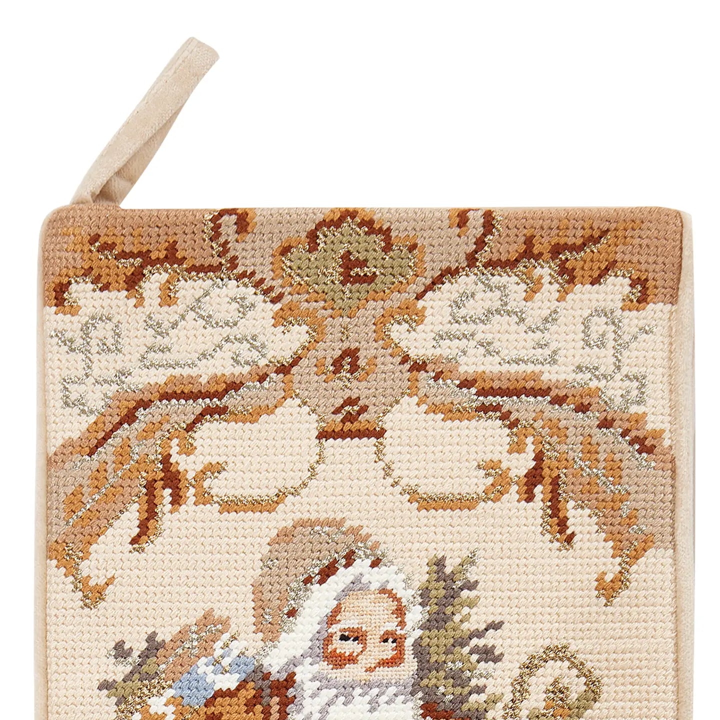 Santa Embroidered Stocking