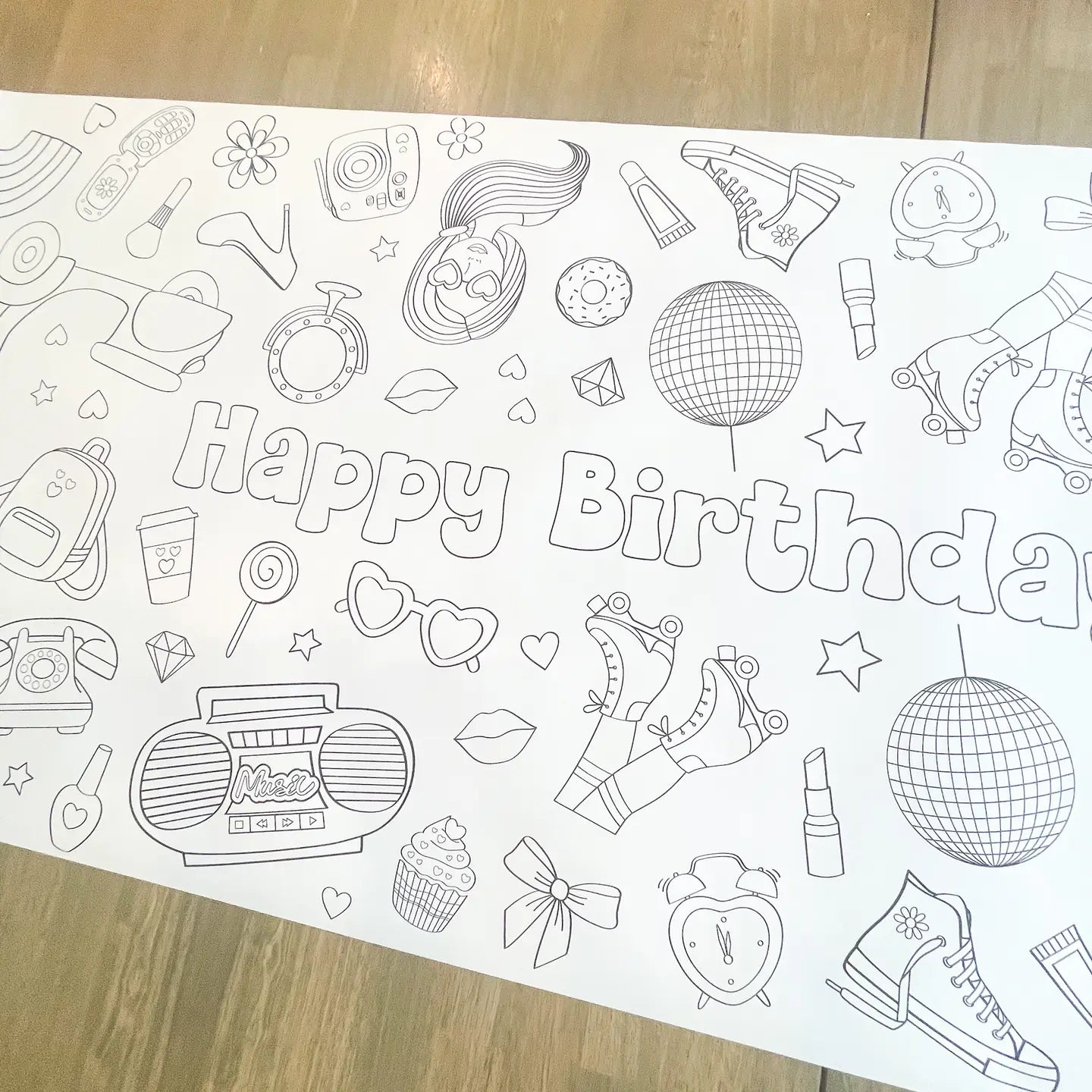 Coloring Table Runner