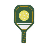 Green Pickleball Paddle Diecut Napkins