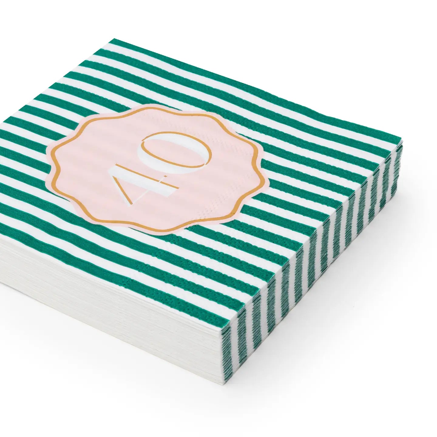 40th Birthday Beverage Napkins