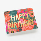 Poppy Birthday Card