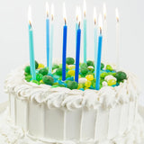 Blue Gradient Birthday Candles