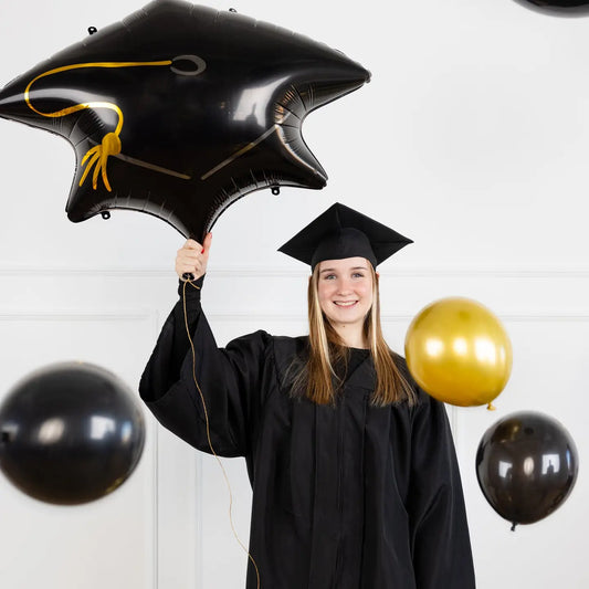 Grad Hat Foil Balloon