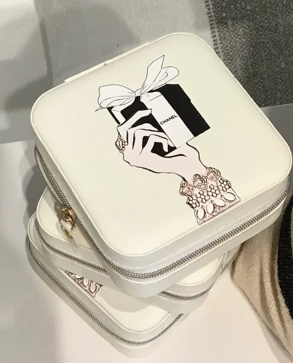 Chanel Box Travel Jewelry Case