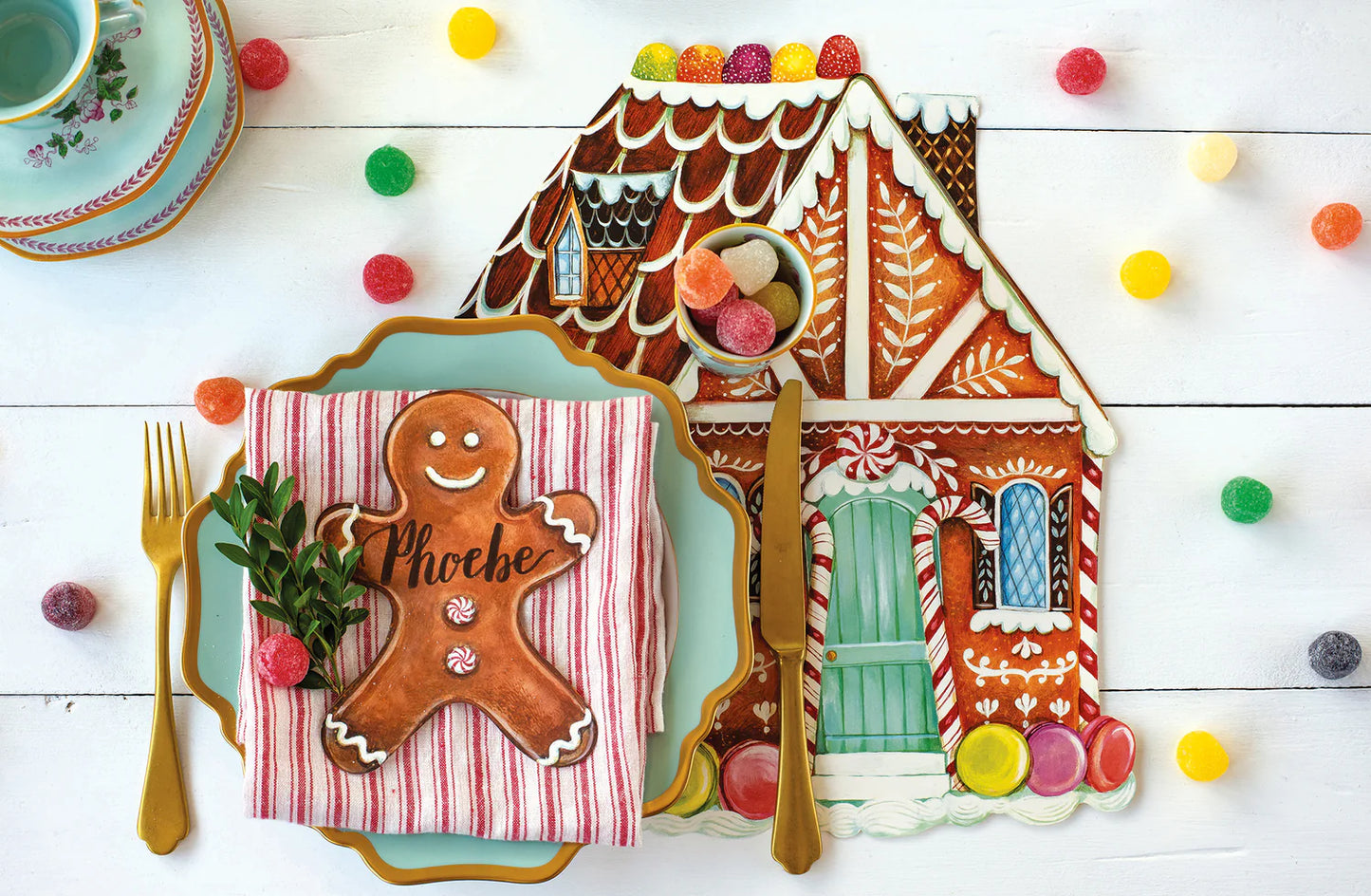 Gingerbread Man Table Accent