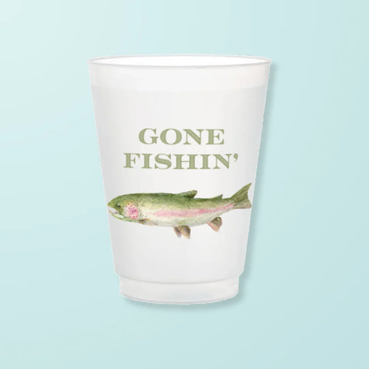 Gone Fishing Shatterproof Cups