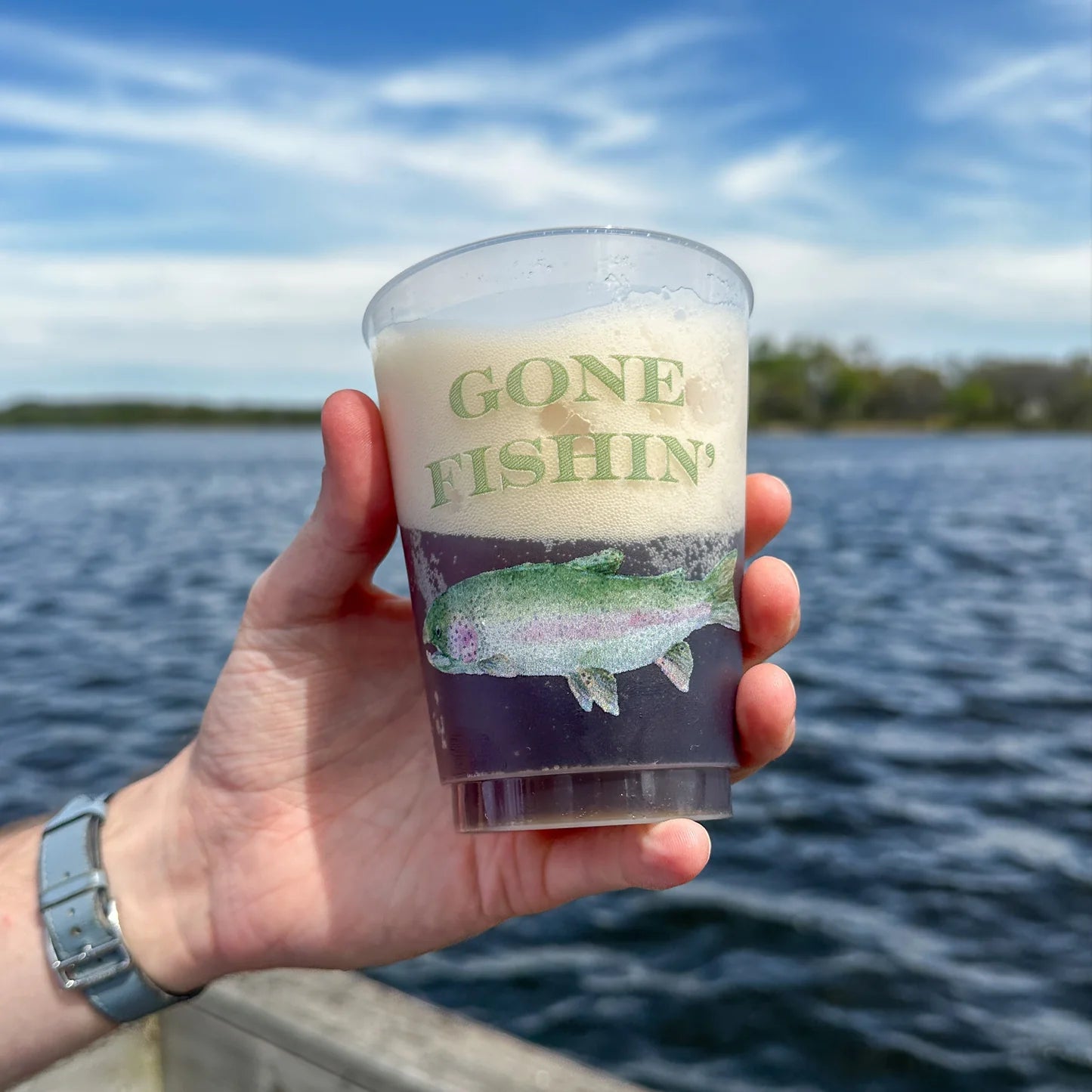 Gone Fishing Shatterproof Cups