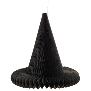 Honeycomb Witch Hat - Black