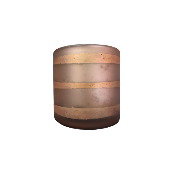 Vat 9 Mercury Stripe Candle - Pink