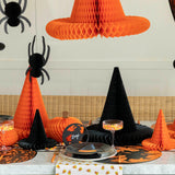 Honeycomb Witch Hat - Black